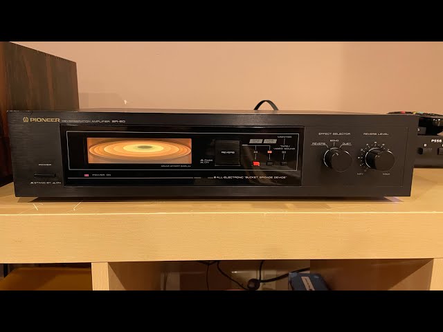 Pioneer SR-60 Reverberator Demo - 1987