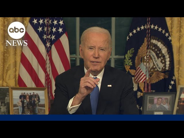 FULL SPEECH: President Joe Biden's farewell address to the nation