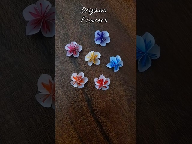 Origami flowers #shorts #origami #diy #papercrafts #trending #viral