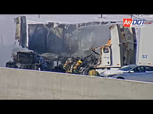 Walmart truck crash in Springdale stalls traffic