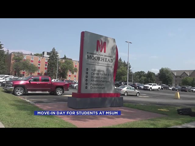 Move-in day for students at MSUM