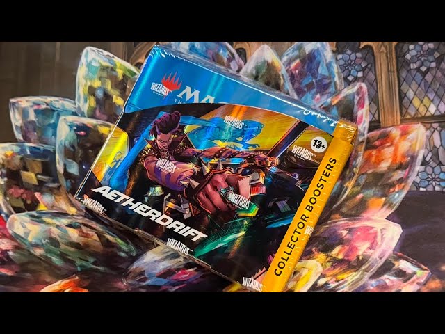 Aetherdrift Collector booster opening! #mtg#magicthegathering