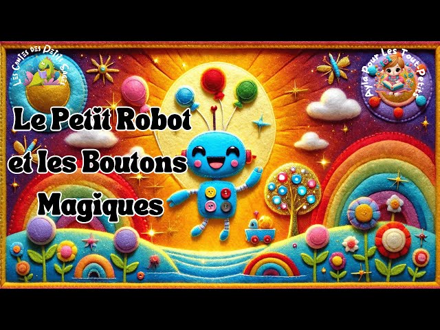 🐣 Ayla Pour Les Tout-Petits 🎠 : 🤖 Le Petit Robot et les Boutons Magiques  🌟