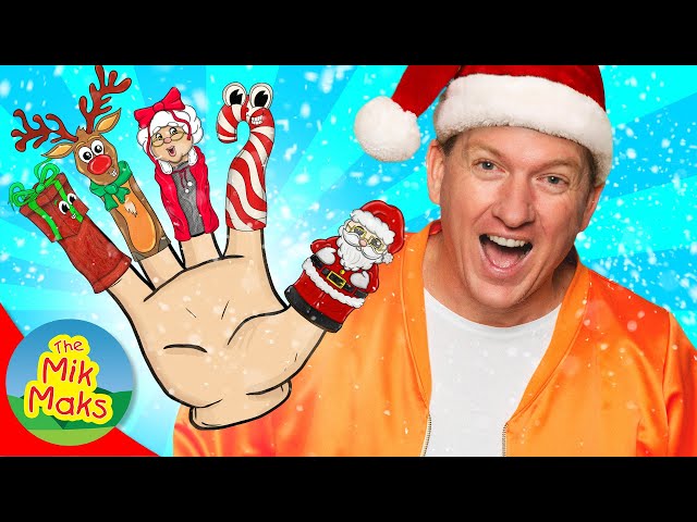 Christmas Finger Family Song | Kids Songs & Nursery Rhymes | The Mik Maks