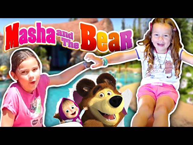 Masha and the Bear a  Fun Theme Park Visit | The Land of Legends