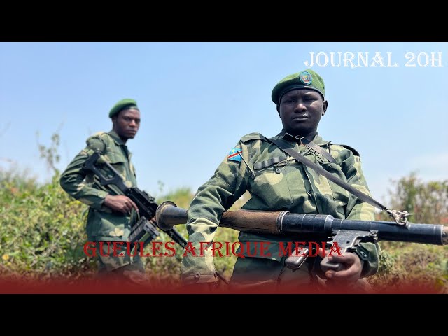 Journal de 20h: Les combats s'intensifient au nord kivu, les FARDC et les wazalendo se réorganisent