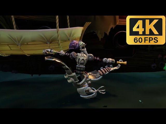 Disney Epic Mickey: Rebrushed - Animatronic Hook Boss (Thinner) (4K 60fps)