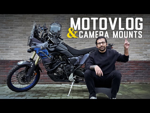 MOTOVLOGGING setup, Action cam mounts & Workflow for Motorcycle travel