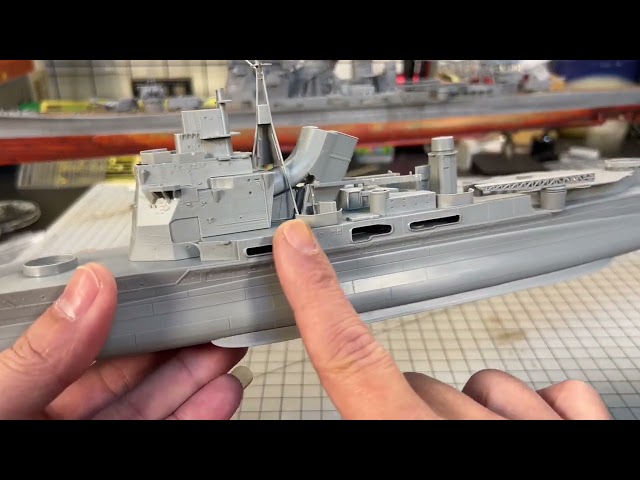 1/350 very fire IJN TAKAO Sample test 也火模型 高雄重巡洋艦 試裝影片