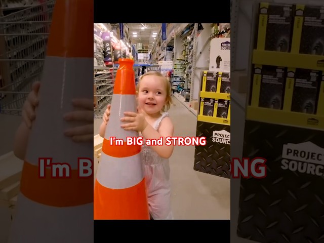 MIGHTY toddler shows off her Strength💪 #toddler #girlstrong #girlpower