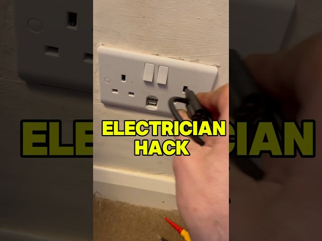 Fluke Voltage Tester Hack – A Trick Every Electrician Should Know! 🛠️🔋