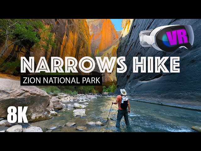 ZION NARROWS in VR: Utah Slot Canyon Virtual Hike