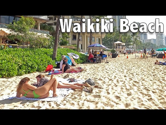 Walking Tour of Waikiki Beach in Honolulu 🌴 HAWAII PEOPLE 🌴  (2025) #walkingtour #honolulu