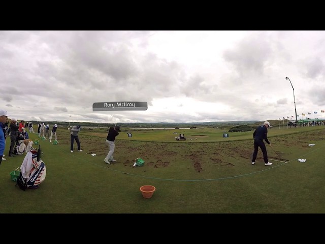 Rory McIlroy's pre-round routine in 360-degrees