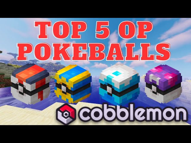 Top 5 Best Pokeballs In Cobblemon And How To Craft Them