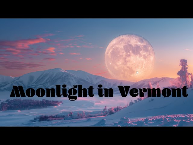 Moonlight in Vermont, Live Piano concert, VR 180 3D Virtual Reality Video