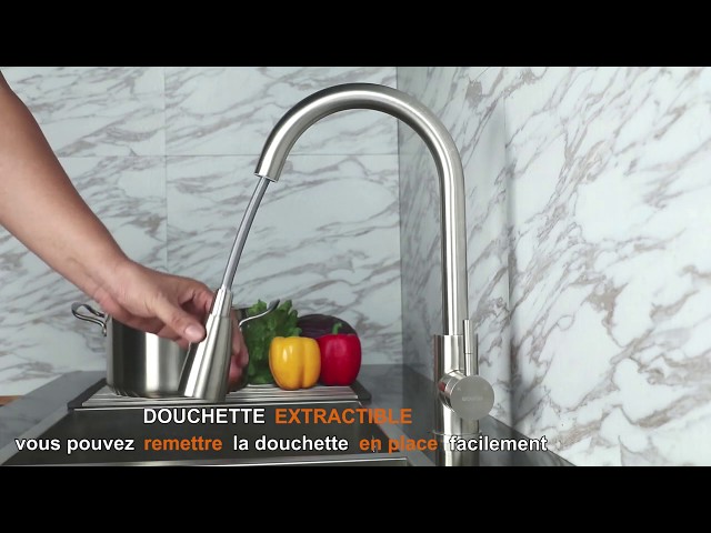 Kitchen Faucet With Pull Out Sprayer Introduction Via Video