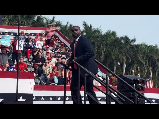 Congressman Byron Donalds Speaks at Trump Rally in Doral, Florida