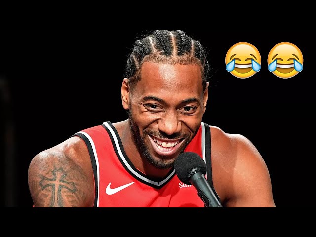 Kawhi Leonard Laughing Compilation