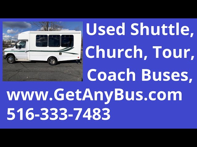 Bus Turned into Camper | Call 516-333-7483 | 2014 Ford E350 Non-CDL Wheelchair Shuttle Bus For Sale