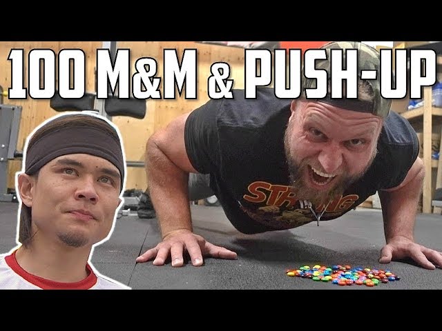 Matt Stonie's 100 M&M's & Push-up Challenge ACCEPTED!