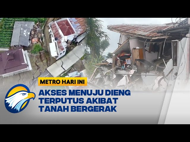 Tanah Bergerak di Banjarnegara Kian Parah - [Metro Hari Ini]