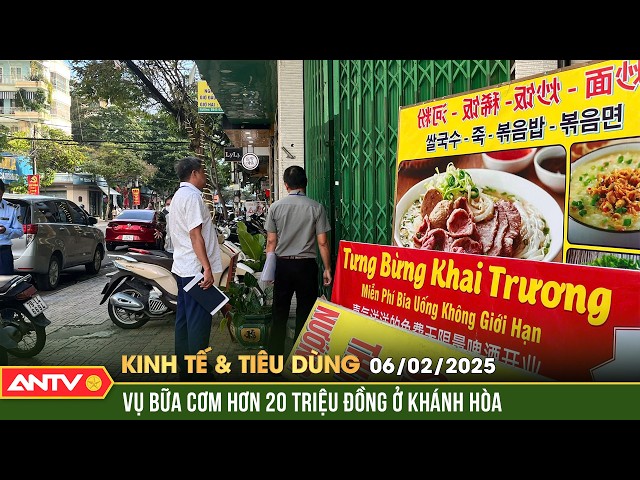 Chủ tịch Khánh Hòa lên tiếng vụ quán ăn "chặt chém" du khách | Bản tin kinh tế và tiêu dùng ngày 6/2