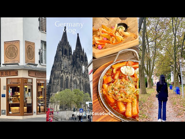 vlog in Germany ⋆✷ ep.2 🍮 cable car, heumarkt köln, malls, japanese garden, parks & schweinshaxe