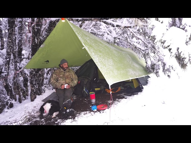 Camping in Heavy Snow with Tent