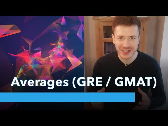 Average (arithmetic mean): GRE / GMAT Math