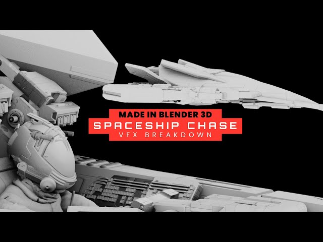 Spaceship Chase VFX Breakdown in Blender 3D (4K) | The Dark Following: Fragments Of The Past