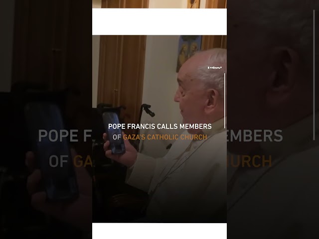 Pope Francis video calls Gaza’s Catholic church