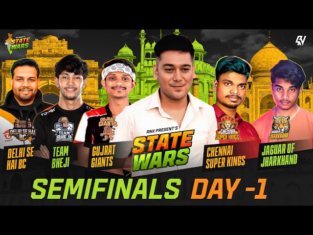 The State Wars | Semi Finals #rockyrdxlive #freefire #nonstopgaming