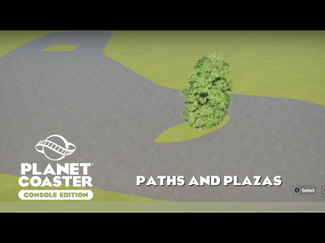 Paths and Plazas/Planet Coaster Console Edition Tutorial