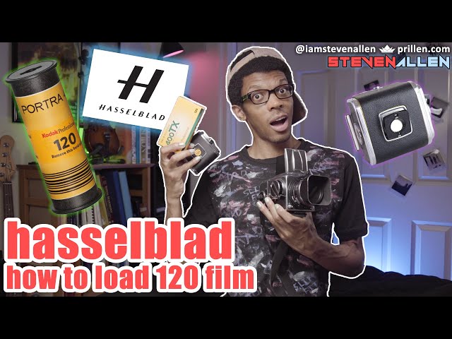 HOW TO LOAD 120 Film into a Hasselblad 500CM 220 Film Back - A24 | MEDIUM FORMAT PHOTOGRAPHY