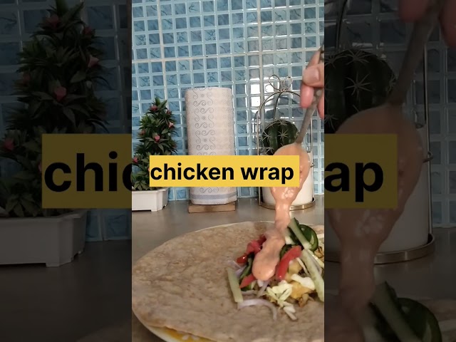 BBQ chicken wrap| Ramadan Kareem