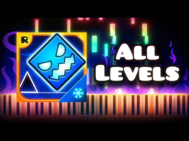 Geometry Dash SubZero - ALL LEVELS | Piano Tutorial