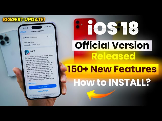 iOS 18 Stable Released | What's new? How to install iOS 18 stable?