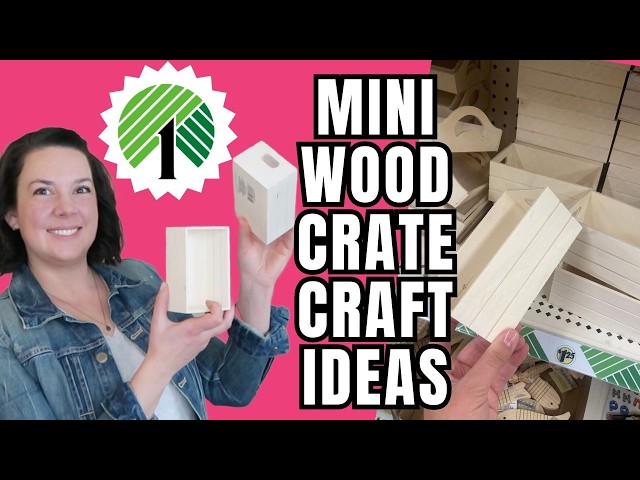 Dollar Store Wood Crate Crafts That Will Make You Look Like a PRO