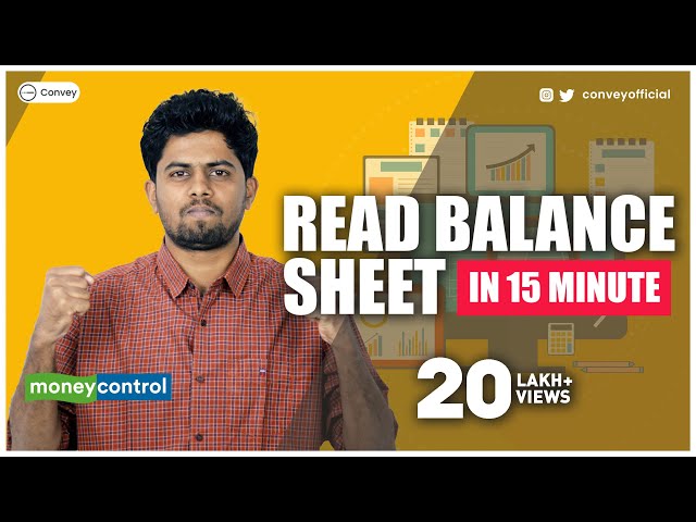 How to Read Balance Sheet on Moneycontrol? (Hindi) Part 1