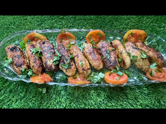 Easy and juicy chicken seekh kabab recipe | Ramadan special seekh kabab recipe by farihas kitchen