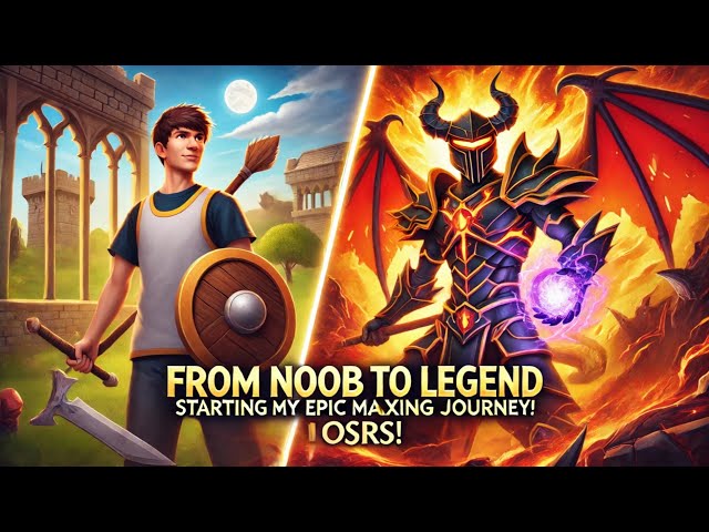 OSRS From Noob to Legend: Starting My Epic Maxing Journey in OSRS!