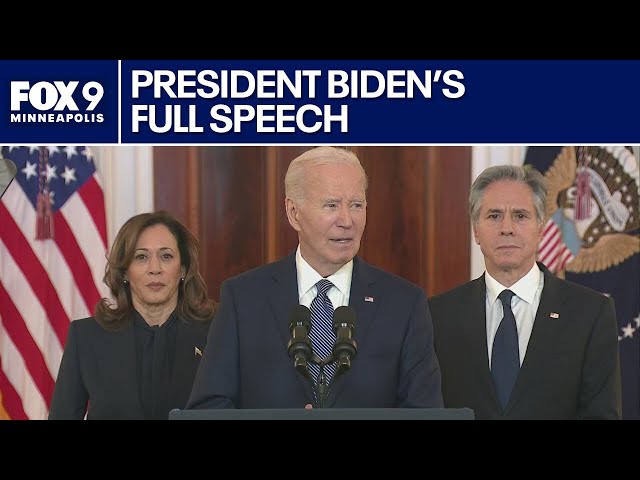 Ceasefire in Gaza: President Biden on deal between Israel, Hamas [FULL SPEECH]