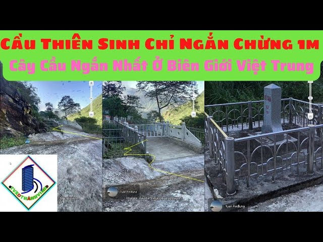 Cầu Thiên Sinh Chỉ Ngắn Chừng 1m – Cầu Ngắn Nhất Ở Biên Giới Việt - Trung #Shorts