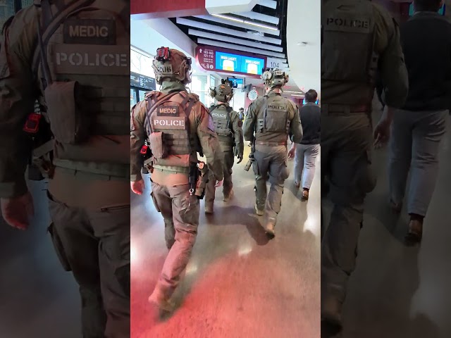 Trump Inauguration security inside Capital One Arena