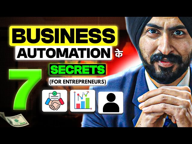 Business Automation से अपना Business तेज़ी से बढ़ाएं | 7 Secret Hacks हर Entrepreneur के लिए! 🚀