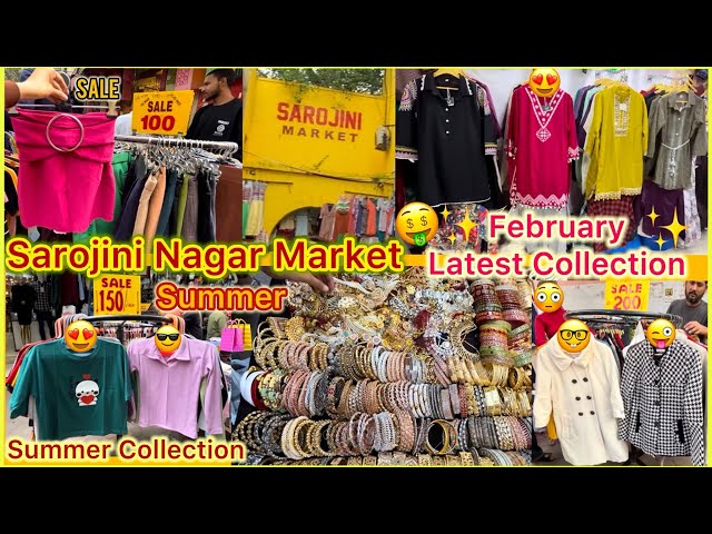 Sarojini Nagar Market Delhi | Latest Summer Collection with Shop Number 2025🤩🛍️|Mid- Winters Sale 😱