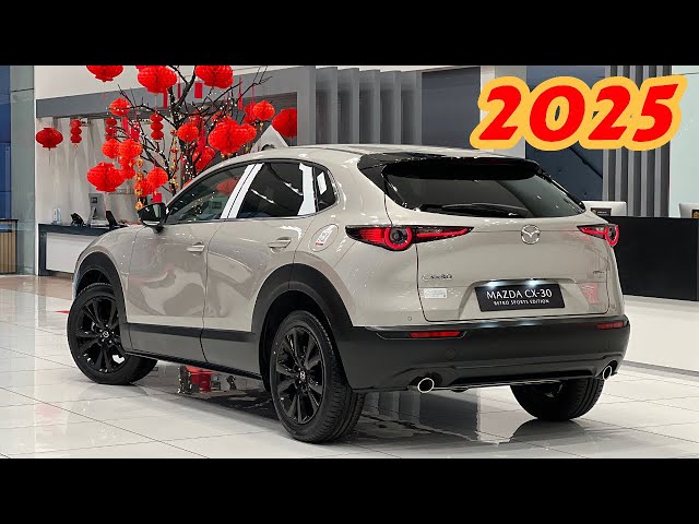 New Mazda Sports ( 2025 ) CX-30 Crossover Luxury SUV - platinum quartz  Metallic Color