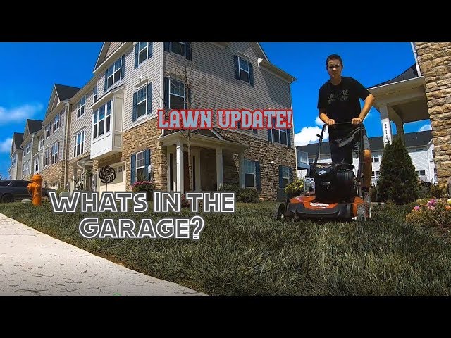 What's In the Garage? || Lawn Update ft. "The Lawn Care Nut"