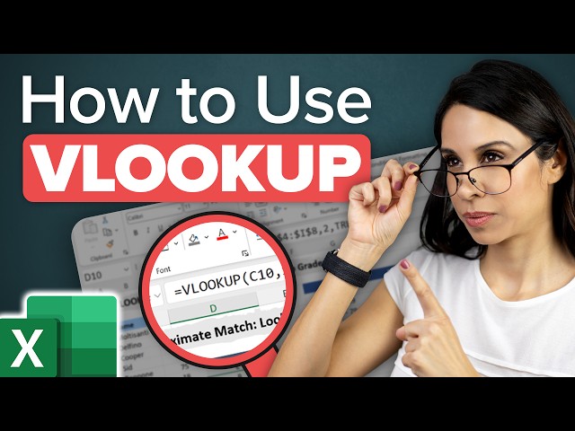 How to Use VLOOKUP in Excel (free file included)